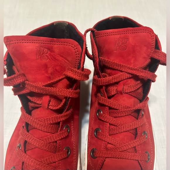 Paul Green Men’s Red Nubuck Shoes - Picture 9 of 13